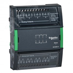 Модуль UI-8/AO-4, 8ун.вх,4ан.вых. - Schneider Electric