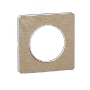 ODACE Рамка 1 пост полированная бронза (S52P802L)