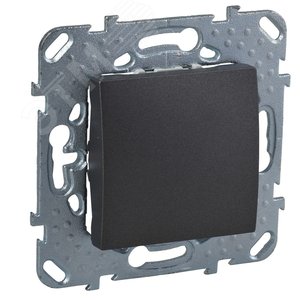 Unica TOP Графит Выключатель 1-клавишный (сх.1) | MGU5.201.12ZD | Schneider Electric - фото 2