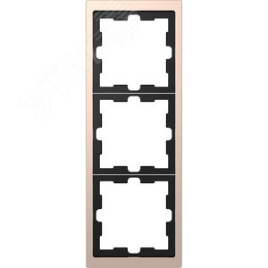 Рамка трехпостовая D-Life шампань SD (MTN4030-6551) - Schneider Electric
