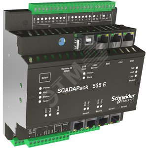SCADAPack 535E RTU, Logic, 1-5В, 24В, Реле, 2 A/O - Schneider Electric