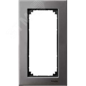 РАМКА МЕТАЛ.2-МЕСТНАЯ Б/ПЕРЕГ.СЕР.РОДИЙ | MTN403814 | Schneider Electric - фото 7