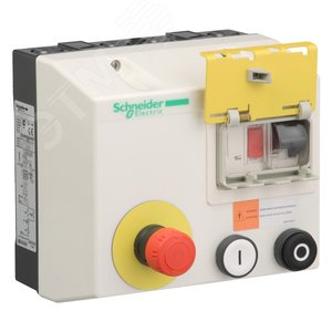 Пускатель магнитный 12А ~380В IP65 кнопки пуск/стоп 9-14А GV2-ME16 LG7D - фото 3