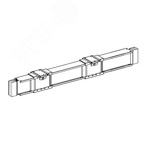 ПРЯМАЯ СЕКЦИЯ ДЛЯ БОЛТ. ОТВ. БЛОКОВ, 3L+PE, Cu, 2000А, L=4000 ММ | KTC2000EB340 | Schneider Electric 2