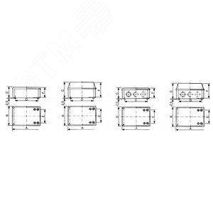 Коробка SDB IP55 с низкой крышкой 155X105X61 - фото 13