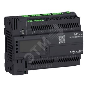 M172 Оптим., диспл, 42 I/Os, 2 RS485 изол - Schneider Electric