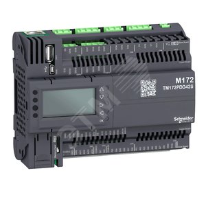 Контроллер программируемый логистический ПЛК М172 дисплей 42I/O Eth 2 MB 2 SSR - Schneider Electric