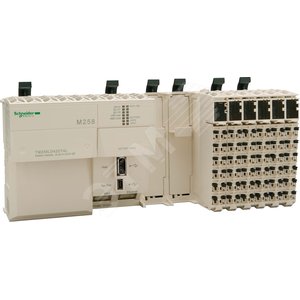 Контроллер логический M258 ETHERNET 42 дискретных входа/выхода 4 аналоговых входа 2PCI - Schneider Electric