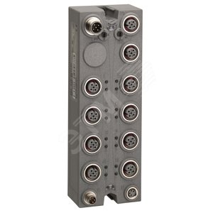 Дискретный модуль CANopen IP 67, 16 вх/вых, разъемы М12 - Schneider Electric