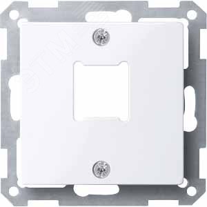 Центральная плата для розетки RJ11/RJ45 1 пост белый (MTN291525) - фото 5