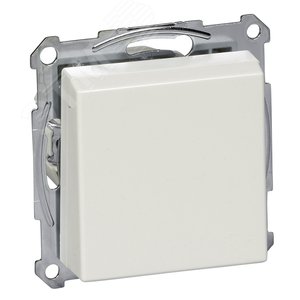 Механизм розетки Schuko с крышкой белый (MTN2311-0319) - фото 2