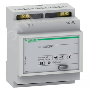 Диммер 1000Вт STD1000RL-DIN одиночный - фото 3