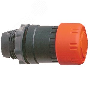 Кнопка аварийного останова 22мм красная (ZB5AS834) 2