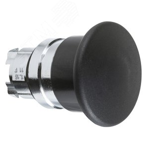 Головка грибовидной кнопки 40мм черная 2