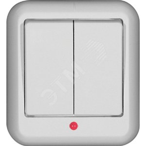 ПРИМА Выключатель нар. 2кл. инд.упак, бел - Schneider Electric