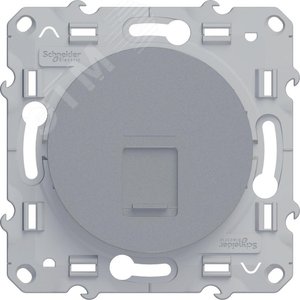 Odace Алюминий Розетка компьютерная RJ45 кат.5Е UTP infraplus | S53R471 | Schneider Electric - фото 3