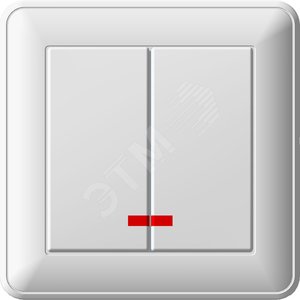 W59 Выкл-ль 2кл скр. с инд.16А (белый) - Schneider Electric