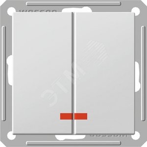 w59 Выкл-ль 2кл скр в/рам с инд 16А беж - Schneider Electric