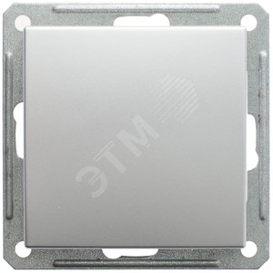 w59 Перекл-ль 1кл скр 16А (мат хром) - Schneider Electric