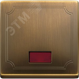 КЛАВИША Х1 С ИНДИКАЦИЕЙ, АНТИЧНАЯ ЛАТУНЬ | MTN411843 | Schneider Electric 2