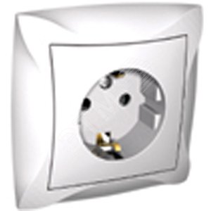 ДУЭТ Розетка с заземлением белая - Schneider Electric