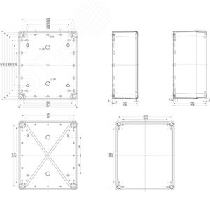 ПЛАСТ.КОРОБКА ABS 341x291x128 | NSYTBS342912 | Schneider Electric - фото 2