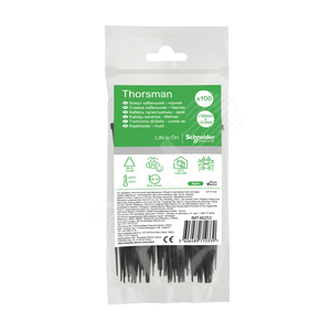 СТЯЖКА КАБЕЛЬНАЯ 120х2.5 ЧЁРНАЯ (100шт) (IMT46253)