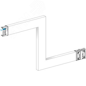 CANALIS KSA Z-ОБРАЗНАЯ УГЛОВ. СЕКЦИЯ НА ЗАКАЗ 250А (250-750)x(250-750)x(250-750) (KSA250DZE43A) - Schneider Electric