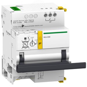 Acti 9 RCA мотор-редуктор для автоматов iC60 1P, 1P+N, 2P c интерфейсом Ti24 | A9C70122 | Schneider Electric - фото 3
