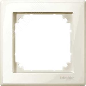 Рамка 1 пост бежевая 6