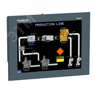 Терминал сенсорный цветной 12.1 дюйм. 800х600 RJ45 RS232/485 SUBD Eth TCP/IP 96Mб/512Кб слот SD - фото 4