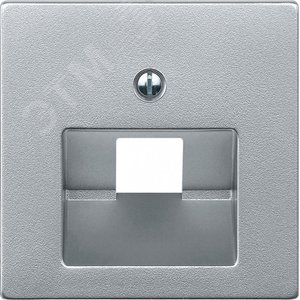 Sys M Центральная плата для компьютерной розетки RJ45х1 алюминий (MTN298360)