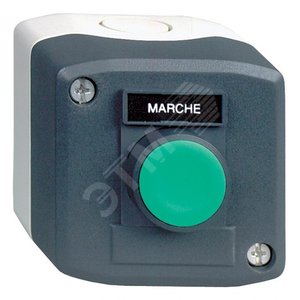 Пост кнопочный 1 кнопка IP65 зеленый 1НО - Schneider Electric