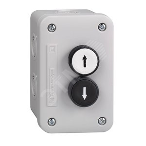 Пост кнопочный 2 кнопки черно-белый - Schneider Electric