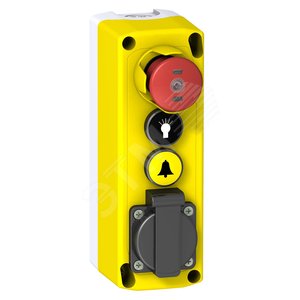 Пост кнопочный в сборе 3 команды (XALFK3011E) - Schneider Electric