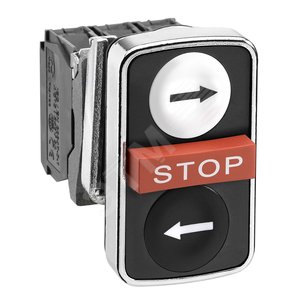 Кнопка 22мм тройная с маркировкой