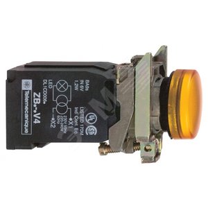 СИГН. ЛАМПА 22ММ С ТРАНСФ. ПИТ. ЖЕЛТАЯ XB4BV45 | XB4BV45 | Schneider Electric