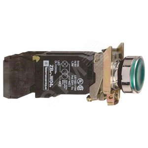 КНОПКА 22ММ 110-120В С ВОЗВ. С ПОДСВ. XB4BW3335 | XB4BW3335 | Schneider Electric