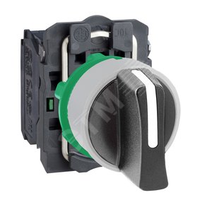 ПЕРЕКЛЮЧАТЕЛЬ 22ММ 3 ПОЗИЦИИ, ЗАПОДЛИЦО, 2НО, ПЛАСТИК C1