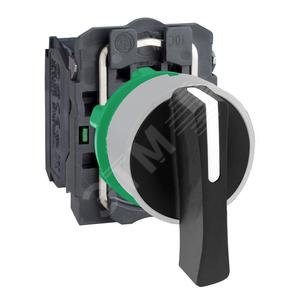 ПЕРЕКЛЮЧАТЕЛЬ 22ММ 3 ПОЗ. УДЛИН РУЧКА, С ВОЗВРАТОМ, ЗАПОДЛИЦО, 2НО, ПЛАСТИК C1