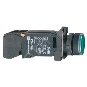 КНОПКА 22ММ 230В ЗЕЛЕНАЯ С ПОДСВЕТКОЙ XB5AW3345 | XB5AW3345 | Schneider Electric