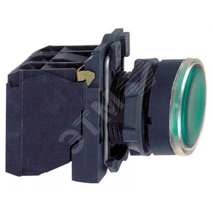 КНОПКА 22ММ 230-240В ЗЕЛ. С ПОДСВЕТКОЙ | XB5AW33M5 | Schneider Electric