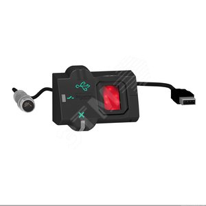 Переключатель биометрический USB 24В DC PNP 1 состояния коннектор М12 (XB5S4B2M12) - Schneider Electric