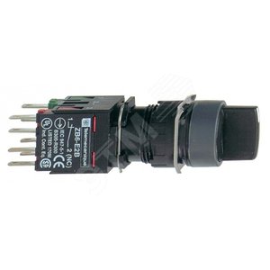 ПЕРЕКЛЮЧАТЕЛЬ 16ММ 3ПОЗИЦИИ ЧЕРНЫЙ | XB6AD235B | Schneider Electric - Schneider Electric