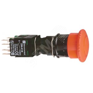 ТРИГГЕР АВАРИЙНОГО ОСТАНОВА 16ММ С ВОЗВРАТОМ С ПОВОРОТОМ | XB6AS8349B | Schneider Electric - Schneider Electric
