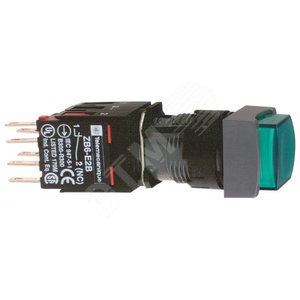 КНОПКА 16ММ 12-24В ЗЕЛЕНАЯ С ПОДСВЕТКОЙ XB6CE3B1B | XB6CE3B1B | Schneider Electric