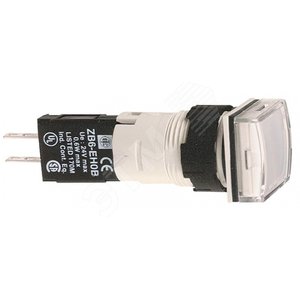СИГН. ЛАМПА 16ММ 12-24В БЕЛАЯ КВАДР. | XB6CV1BB | Schneider Electric - Schneider Electric
