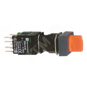 Переключатель квадр.кор.черный 2-х поз. 16мм - Schneider Electric