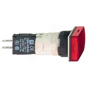 СИГН. ЛАМПА 16ММ 12-24В КРАСНАЯ С ДИОДОМ | XB6DV4BB | Schneider Electric - Schneider Electric