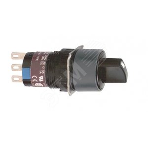 ПЕРЕКЛЮЧ., ОТВ. 16 ММ, КРУГЛ., 2 ПОЗ. XB6EAD222P | XB6EAD222P | Schneider Electric